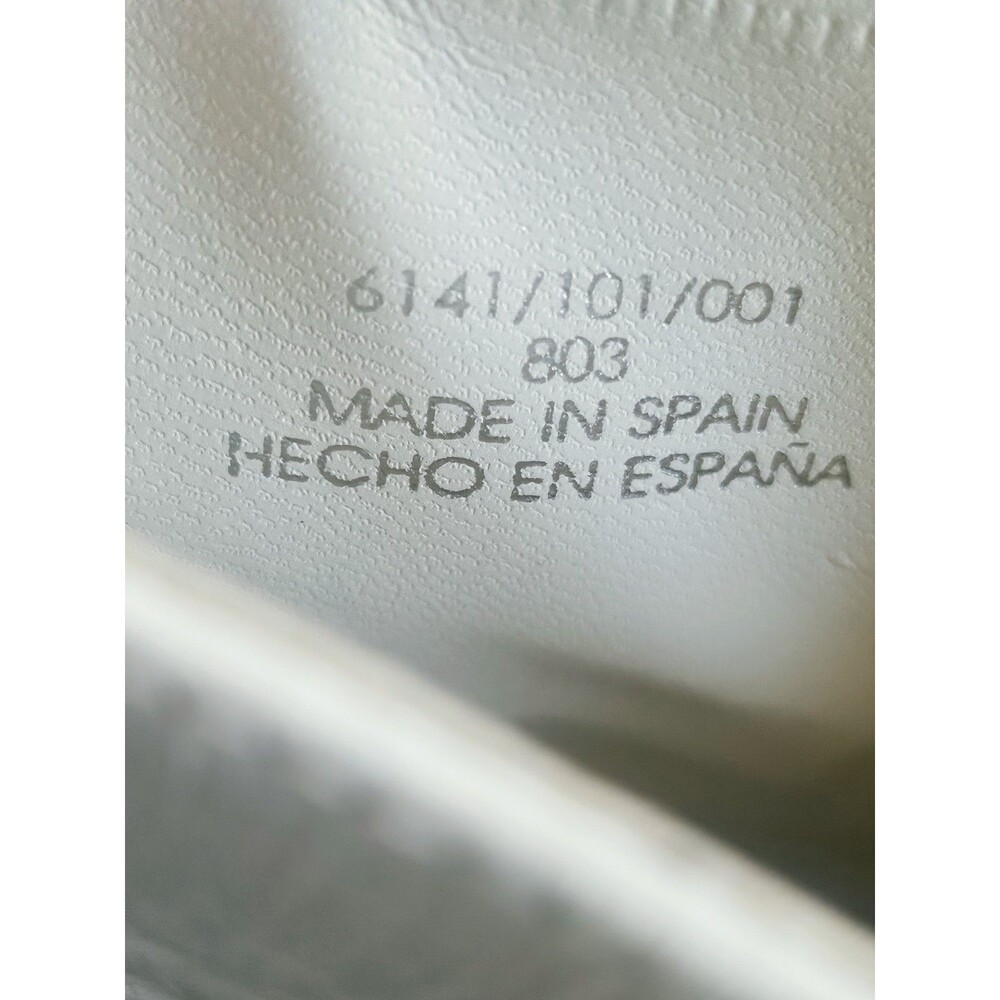 ZARA Basic Collection White Leather Ankle Bootie Pointed Toe Zip 7.5M EU38 - Picture 7 of 8